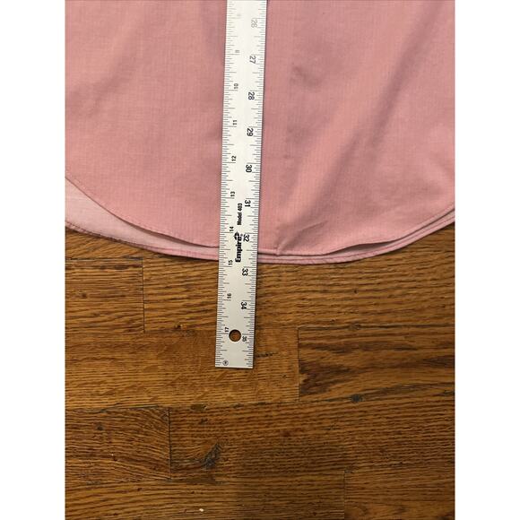 Calvin Klein Men’s Dress Shirt Pink 15.5 34/35 M Steel Plus Slimfit Wrinkle Free - Picture 9 of 12